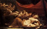Frank Blackwell Mayer The Sleep of Venus and Cupid Spain oil painting artist